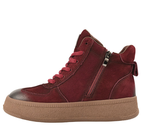 Ghete sport, dama, FORMAZIONE, 1072 bordo, piele nabuc